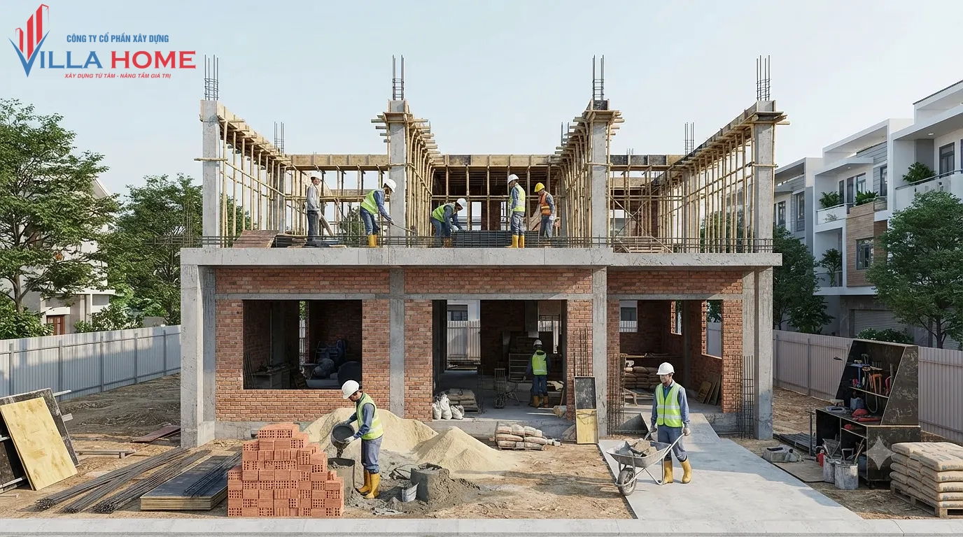 Quy Trình Xây Nhà Trọn Gói Từ A–Z: 8 Bước Gia Chủ Cần Biết